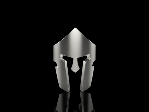 Spartan helmet ring model 1010 3D 프린트 모델