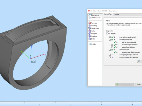Enamel ring model 1008 3D Print Model