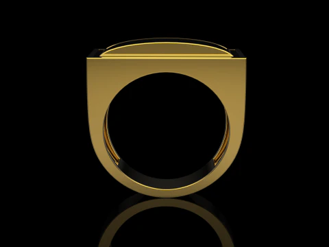 Enamel ring model 1008 3D Print Model