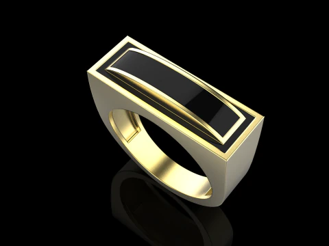 Enamel ring model 1008 3D Print Model