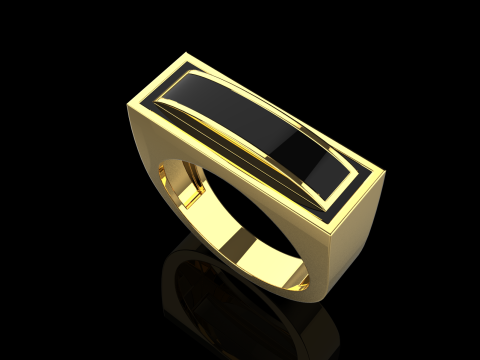 Enamel ring model 1008 Modelo de impresión 3D