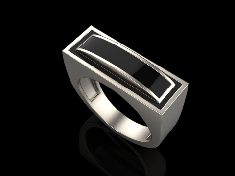 Enamel ring model 1008 3D Print Model