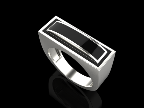 Enamel ring model 1008 Modelo de impresión 3D