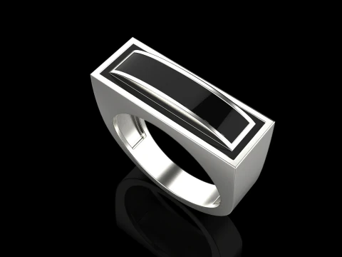 Enamel ring model 1008 3D Print Model