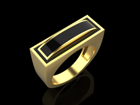 Enamel ring model 1008 3D Print Model