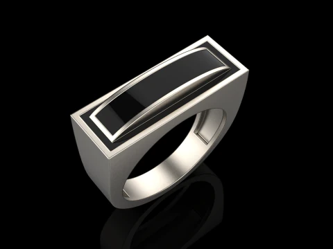 Enamel ring model 1008 3D Print Model
