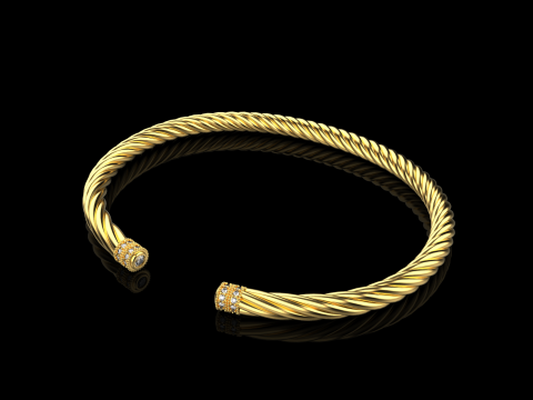 Knot bracelet model 1006 3D Print Model