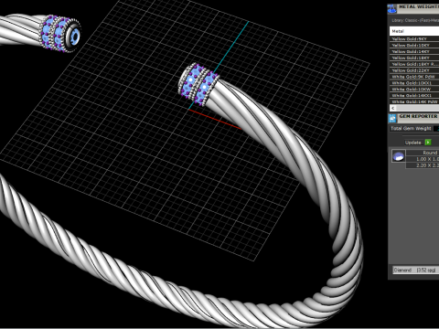 Knot bracelet model 1006 3D Print Model