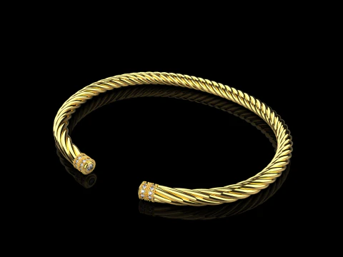 Knot bracelet model 1006 3D Print Model