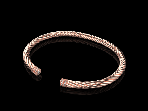 Knot bracelet model 1006 3D Print Model