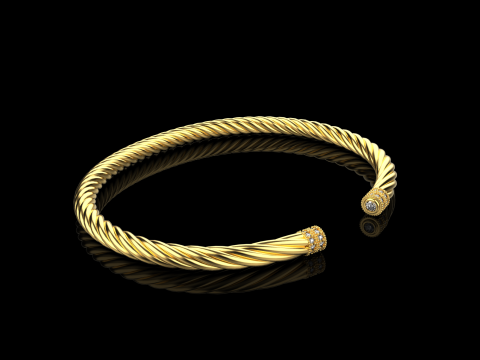 Knot bracelet model 1006 3D Print Model