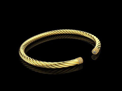 Knot bracelet model 1006 3D Print Model