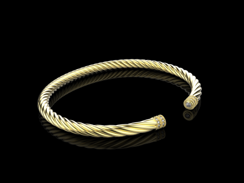 Knot bracelet model 1006 3D Print Model