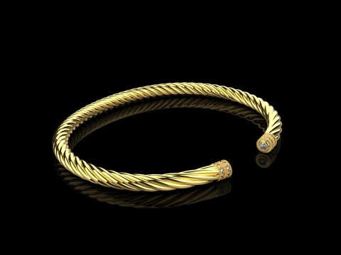 Knot bracelet model 1006 3D Print Model
