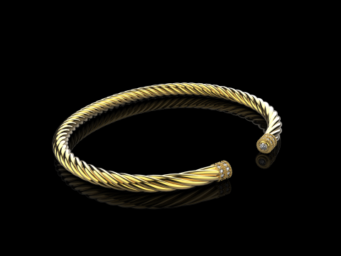 Knot bracelet model 1006 3D Print Model