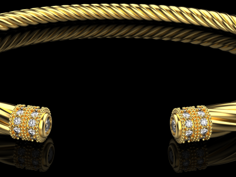 Knot bracelet model 1006 3D Print Model