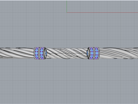 Knot bracelet model 1006 3D Print Model