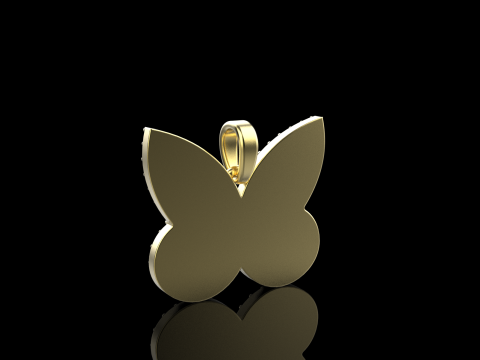 Butterfly pendant model 1005 Modelo de impresión 3D