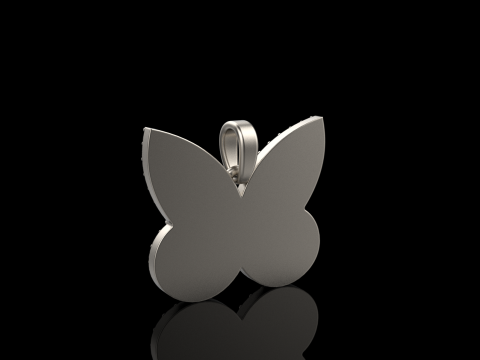 Butterfly pendant model 1005 Modelo de impresión 3D