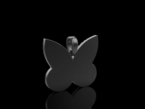 Butterfly pendant model 1005 3D Print Model