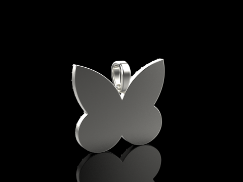 Butterfly pendant model 1005 Modelo de impresión 3D