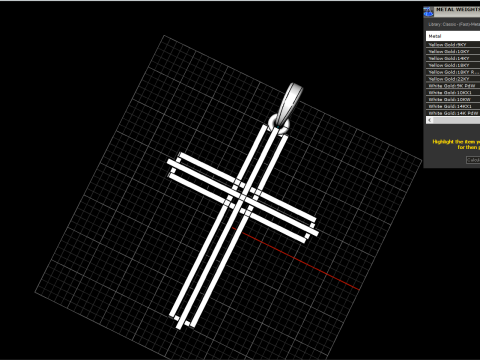 Cross model 1004 3D प्रिंट मॉडल