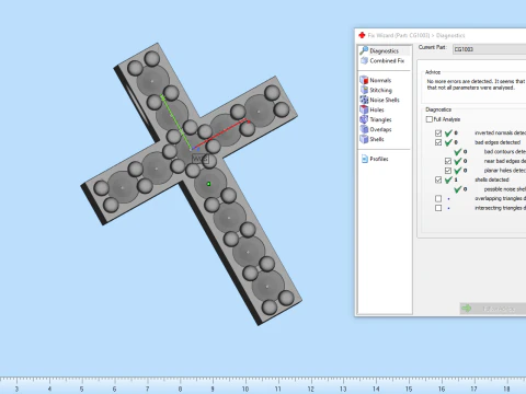 Cross model 1003 3D Print Model