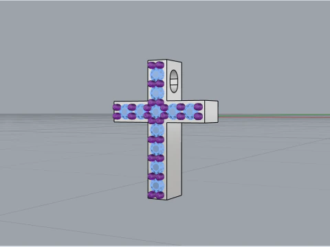 Cross model 1003 3D Print Model