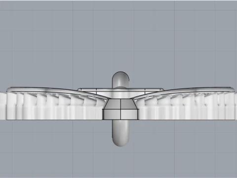Sword pendant with wings model 1002 3D Print Model
