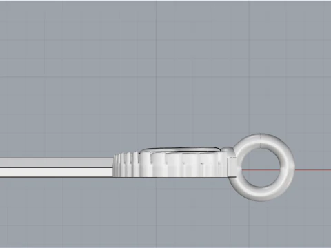 Sword pendant with wings model 1002 3D Print Model