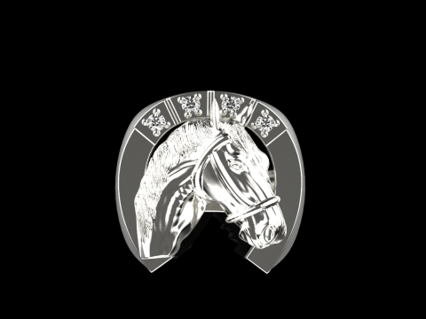 Horse ring model 1001 3D Print Model