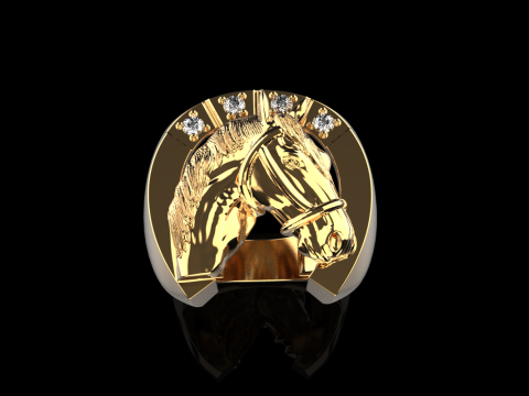 Horse ring model 1001 Modello di stampa 3D