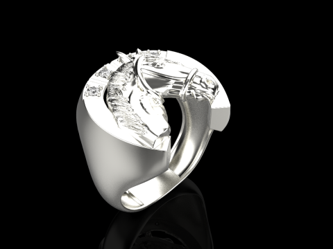 Horse ring model 1001 Modello di stampa 3D