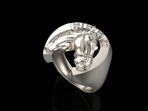 Horse ring model 1001 Modello di stampa 3D
