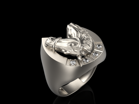 Horse ring model 1001 Modello di stampa 3D