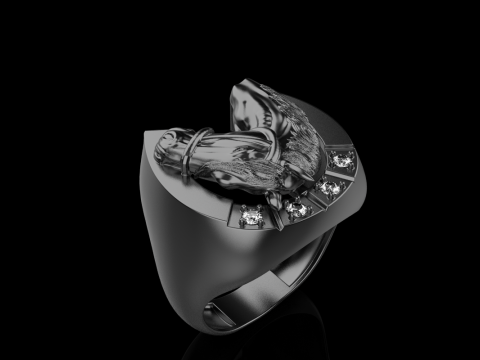 Horse ring model 1001 Modello di stampa 3D