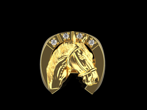 Horse ring model 1001 Modello di stampa 3D