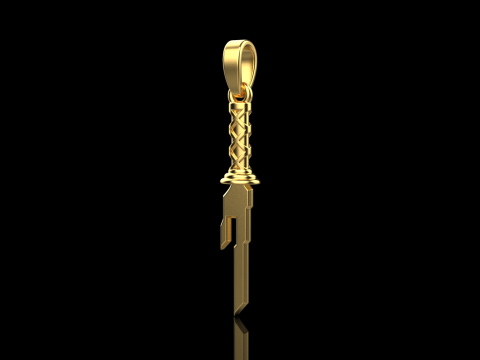 Sword pendant model 999 3D Print Model