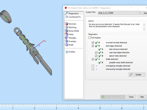 Sword pendant model 999 3D Print Model