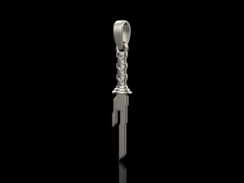 Sword pendant model 999 3D प्रिंट मॉडल