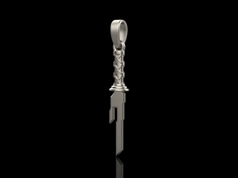 Sword pendant model 999 3D Print Model