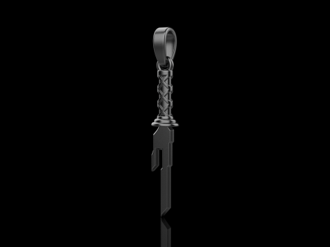Sword pendant model 999 3D प्रिंट मॉडल