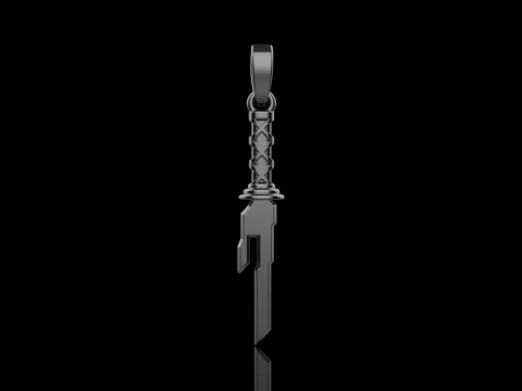 Sword pendant model 999 3D Print Model