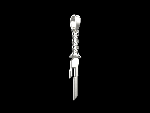 Sword pendant model 999 3D प्रिंट मॉडल