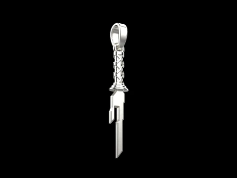 Sword pendant model 999 3D Print Model