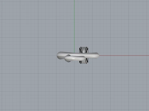 Music sign pendant model 998 3D Print Model
