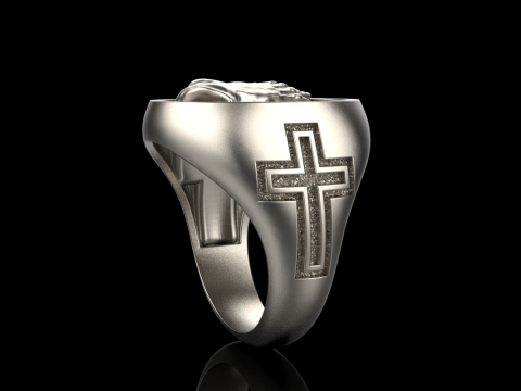 Praying hands signet ring model 997 3D Print Model