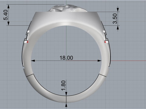 Praying hands signet ring model 997 3D Print Model