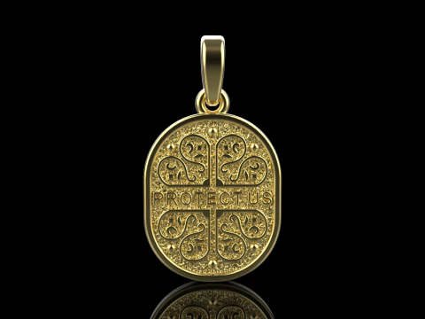 St Nicholas pendant model 994 3D Print Model