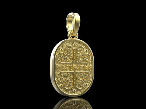 St Nicholas pendant model 994 3D Print Model